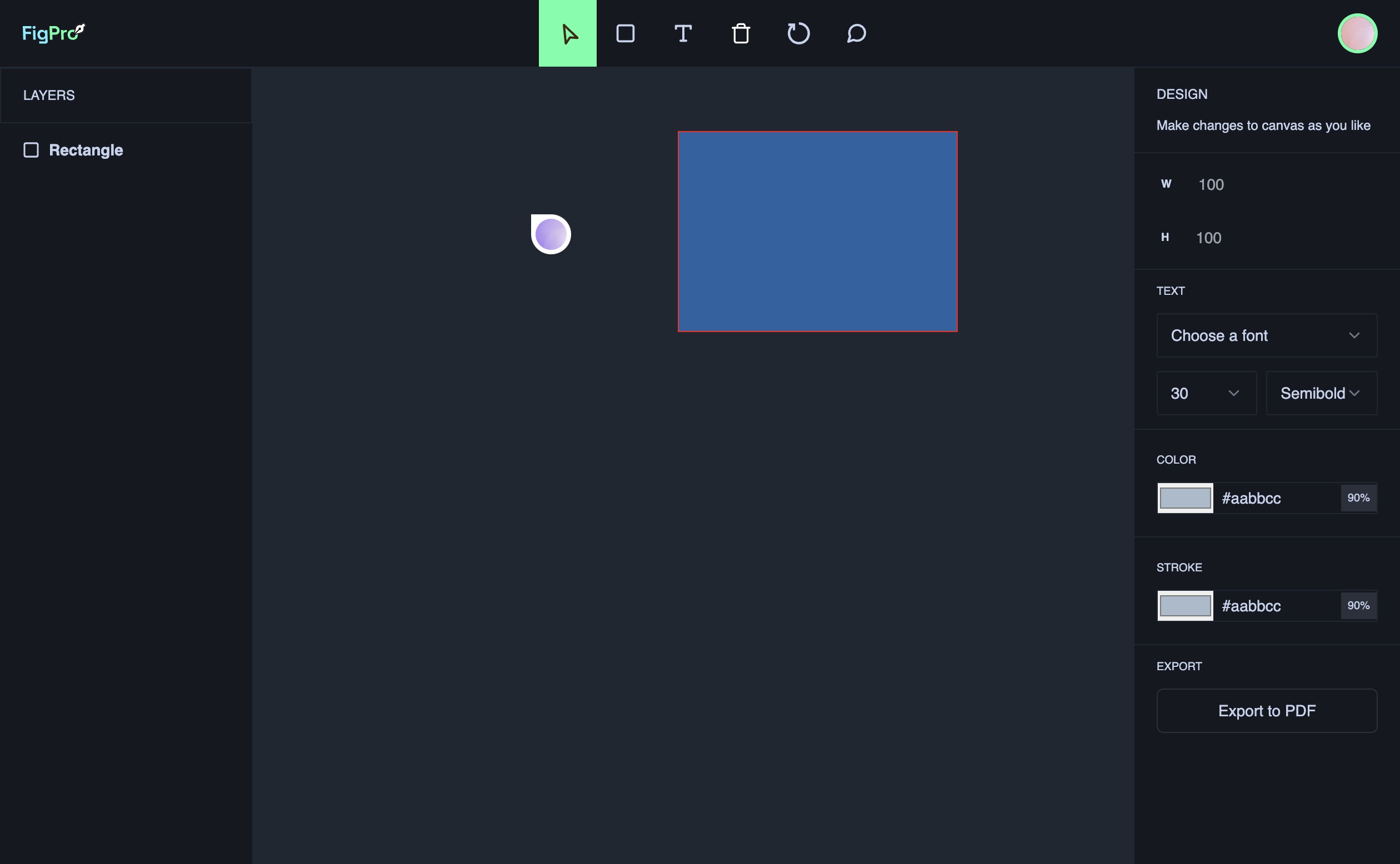 Figma Clone using Liveblocks preview