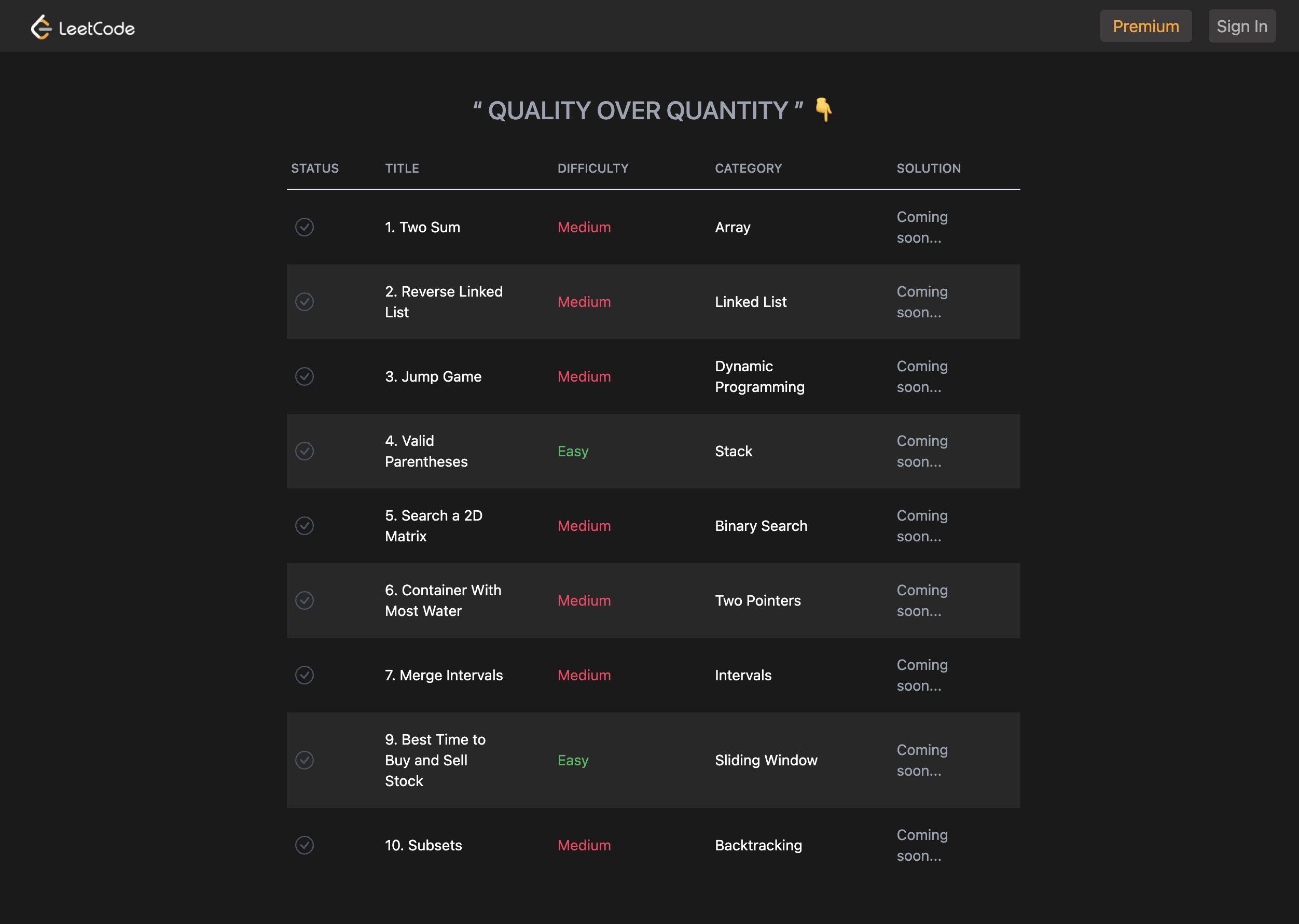 Leetcode Clone preview